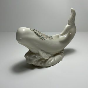 Lenox Jeweled Whale 1993 Discontinued 5 3/8”